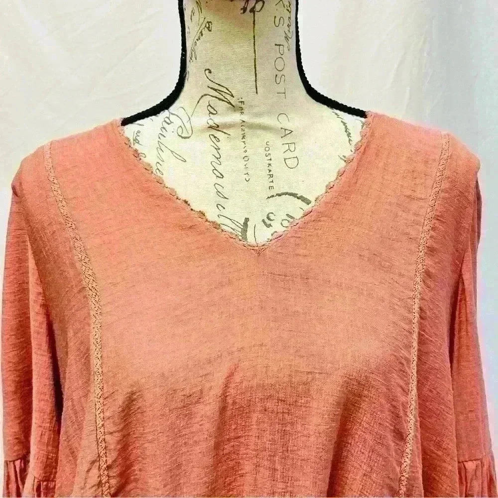 Free the Roses Women's Deep V Laced Mini Dress size Large - Picture 4 of 13